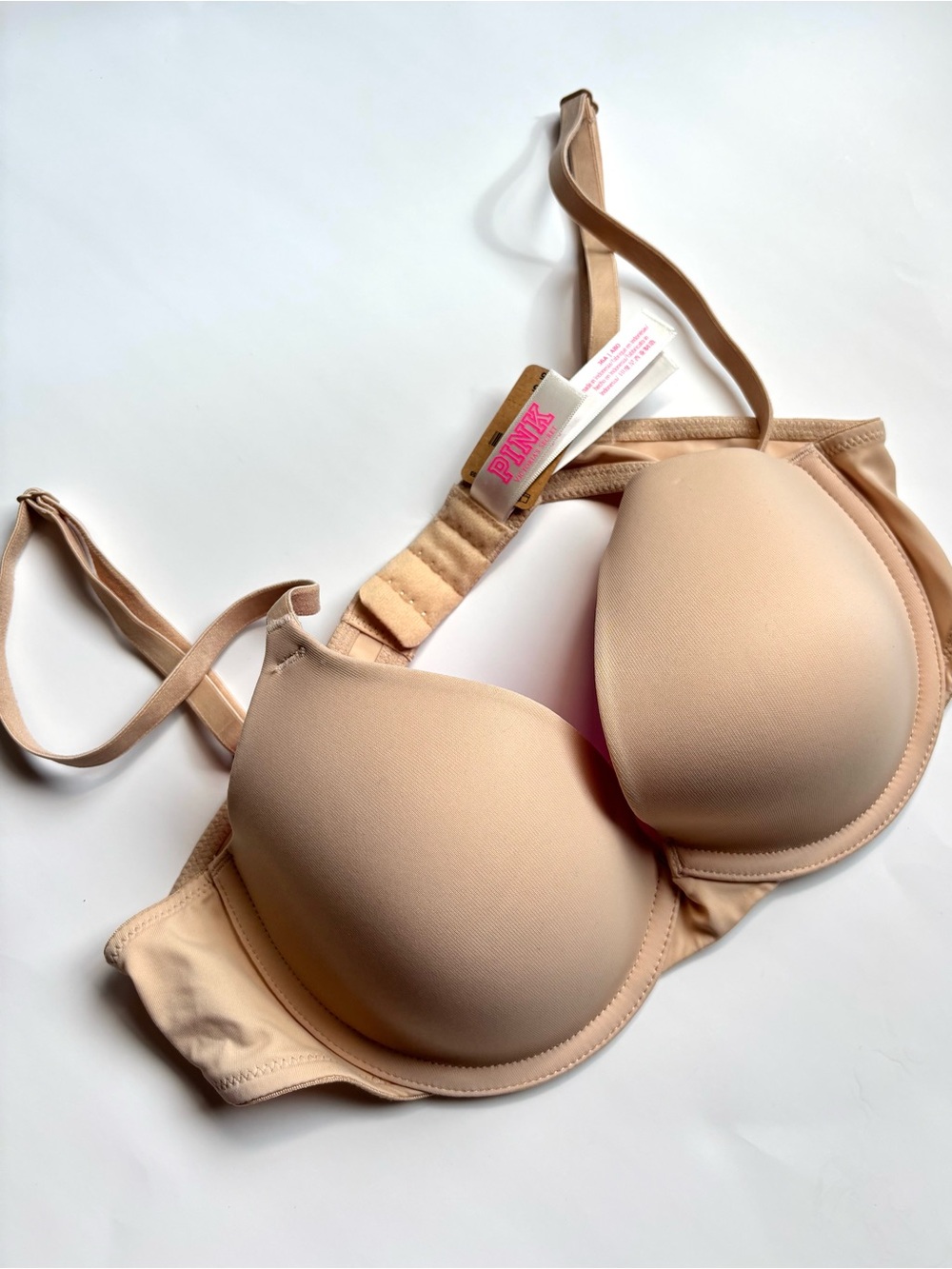 PINK Victoria's Secret Nude/Wear Everywhere T- Shirt Bra